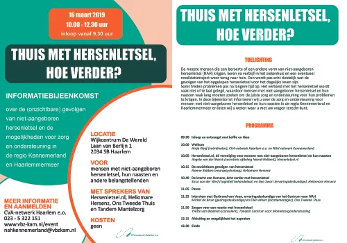 affiche thuis met hersenletsel