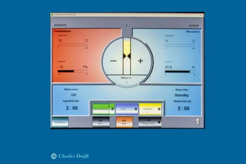 bedienings console oven