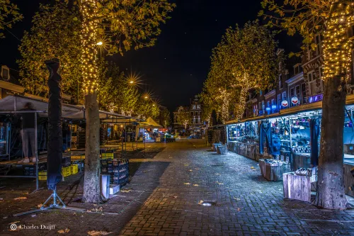 botermarkt markt in opbouw