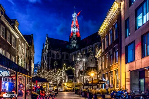 damstraat avondkleuren