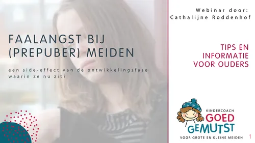 faalangst bij prepuber meiden