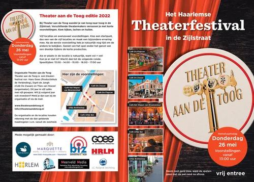 flyer theater aan de toog 2022 buitenkant