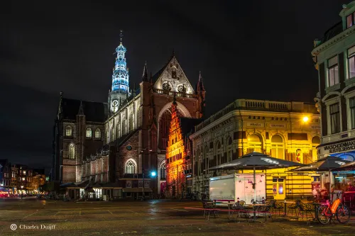 grote kerk verlicht