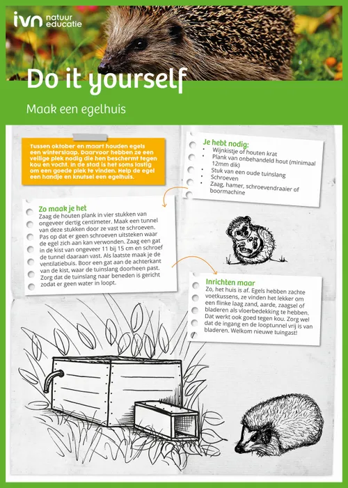 instructieblad egelhuis