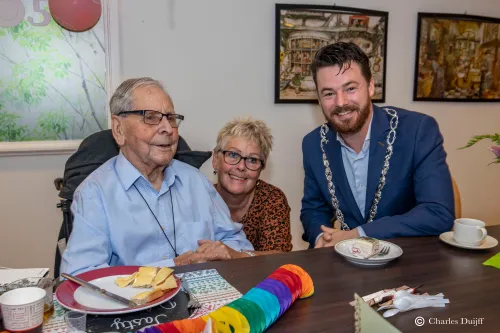 jarige met locoburg en dochter