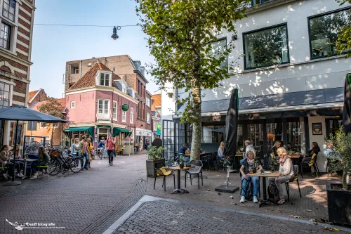 kantoortje en terras