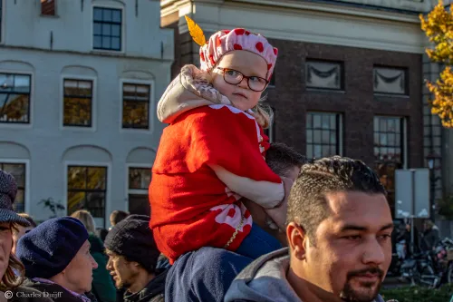 klein meisje als piet