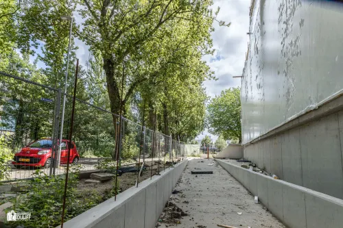 pad naar fietsenstalling