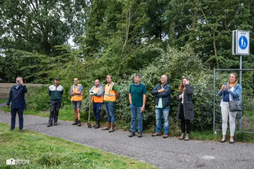 plaatsen bord toeschouwers 1