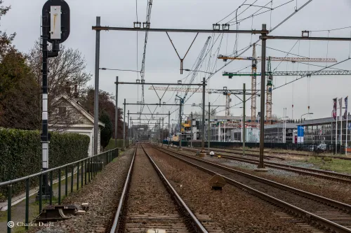 spoorlijn richting hlem