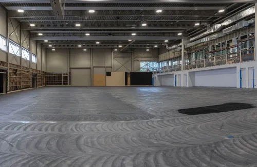 sporhal gesmeerd panorama