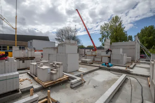 sporthal m10 opbouw wanden