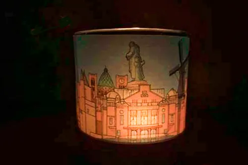 stem in de stad lichtje