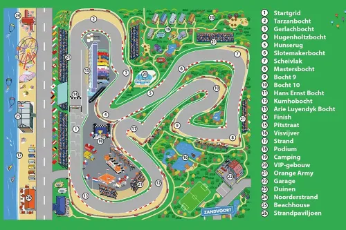 zandvoort plattegrond 1