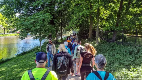 Laatste honderden meters door&nbsp;Park "De Bolwerken"