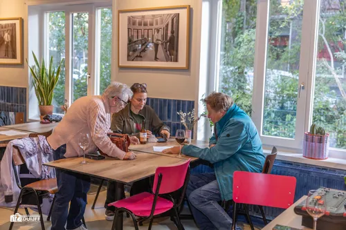 publiek badhuis raam