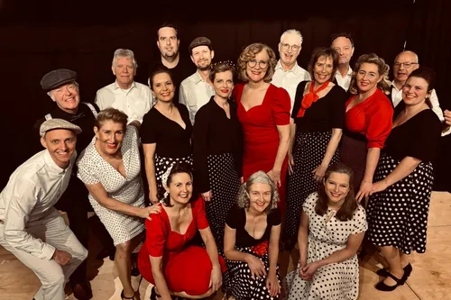 Korenmiddag 4  januari GroepsfotoLocal harlem jive