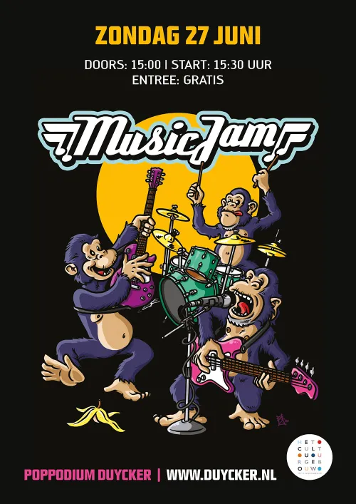 a3 poster music jam
