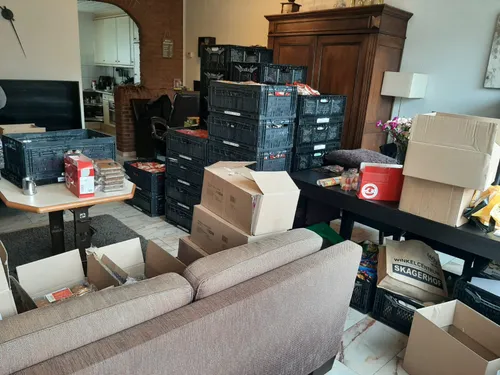 goederen in kamer veel