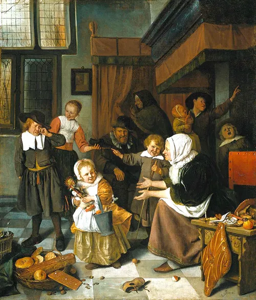 jan steen het sint nicolaasfeest