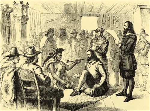 massasoit of ousamequin was een opperhoofd sachem van wampanoag ten tijde van de aankomst van de pilgrim fathers