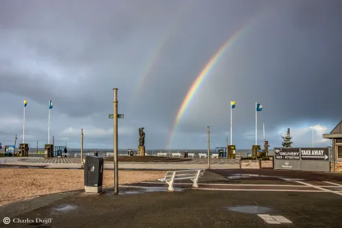 regenboog nabij casino