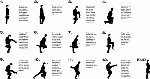 silly walk gait wiki