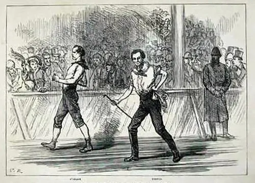 Wandelen... men mocht er graag naar kijken in de 19e eeuw (foto: Wikipedia)