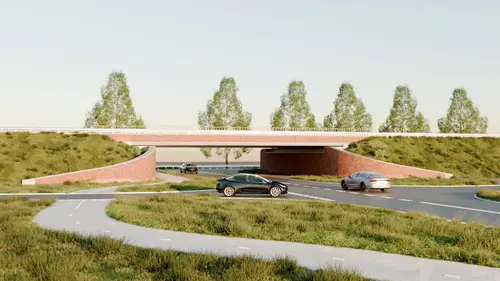 A44 Kunstwerken - Lisserweg Noordzijde