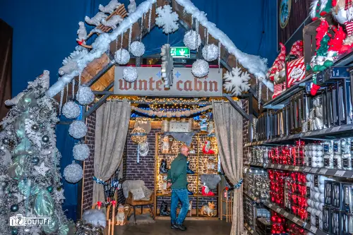 winter cabin