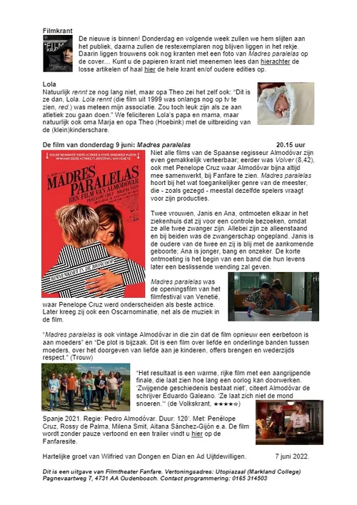 nieuws uit het donker 749 07 06 20222