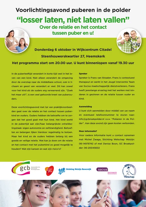 flyer puber in de polder 6 oktober 2016 banner