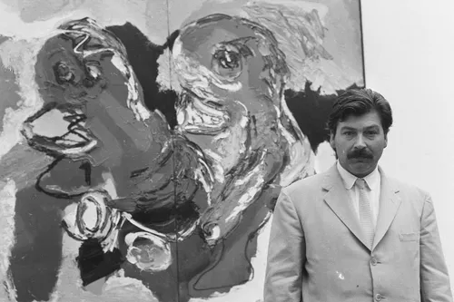 karel appel tentoonstelling in stedelijk museum appel voor zijn laatste schild bestanddeelnr 917 9024 1