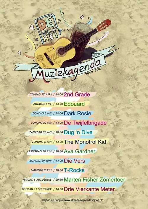 muziekagenda de vrijheit