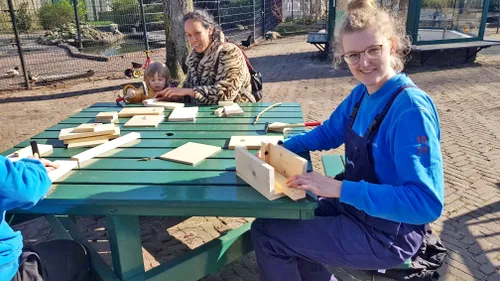 nestkastjes timmeren foto sig