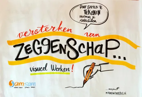 foto door samen te tekenen overbrug je verschillen