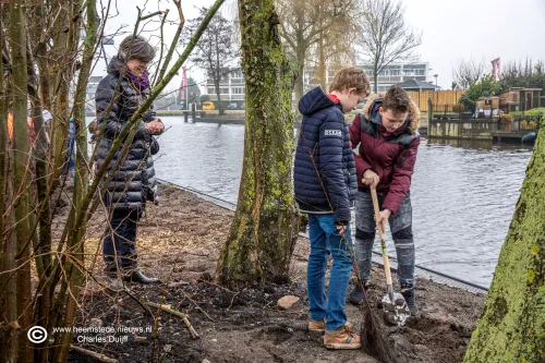 heleen en 2 leerlingen