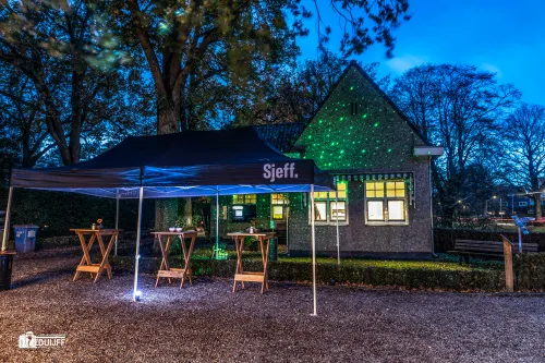 huis groene lichtjes