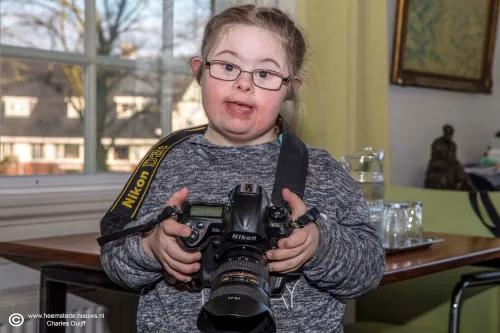 meisje met camera