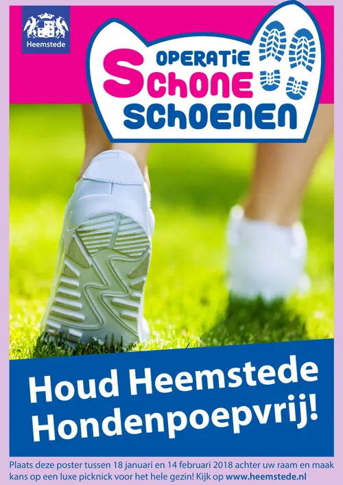 raamposter heemstede hondenpoepvrij a3