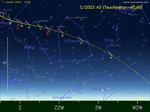 c 2023 a3 tsuchinshan atlas avond kopieren meteor