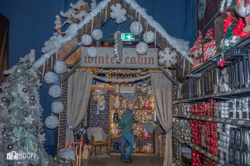 winter cabin