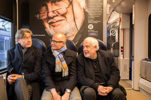 anne hettinga hubert mackus en jan smeets in de trein