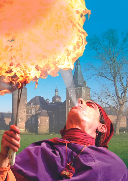 vuurspuwer kasteel hoensbroek