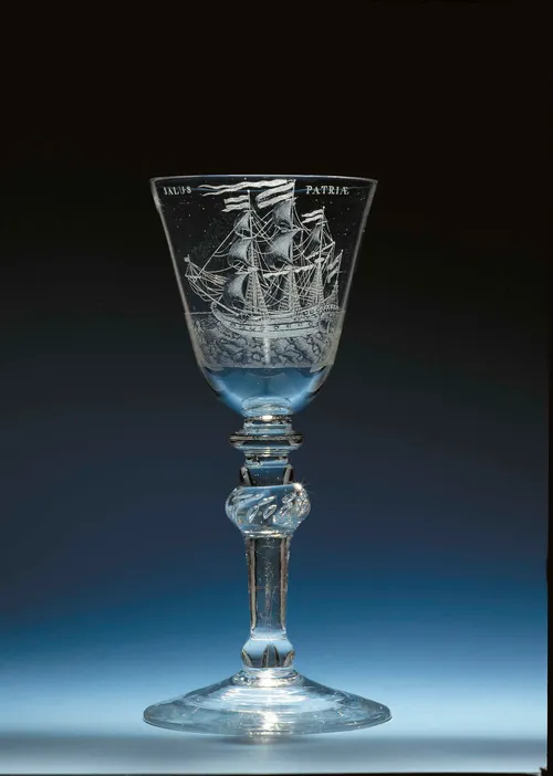 2 het waterschapsglas van adriaan luijben uit 1762 foto het gouverneurshuis heusden