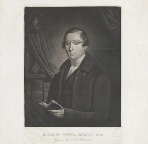 2 portret van dominee hp scholte foto streekarchief langstraat heusden altena