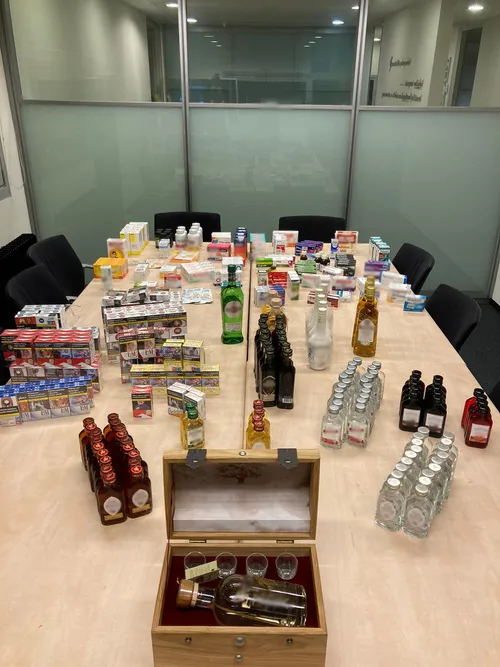 foto in beslag genomen goederen