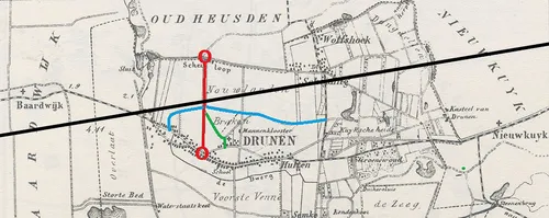 kaart drunen kuyper 1865 paul