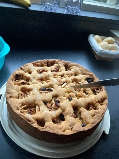 la max geelen foto gebakken appeltaart