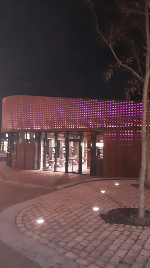 lichtkunstwerk paviljoen vlijmen